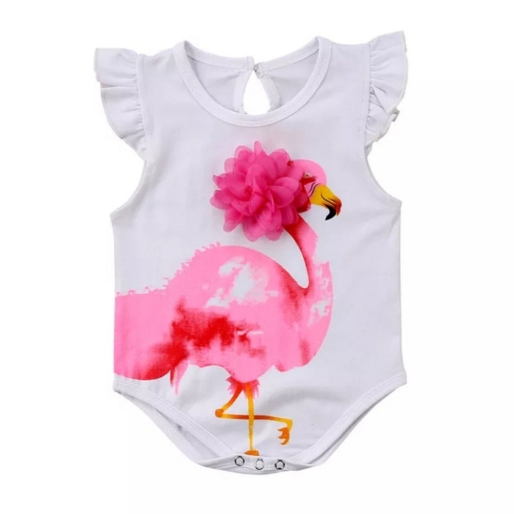 BNWT ♡ Fancy Flamingo Flutter 3D Onesie